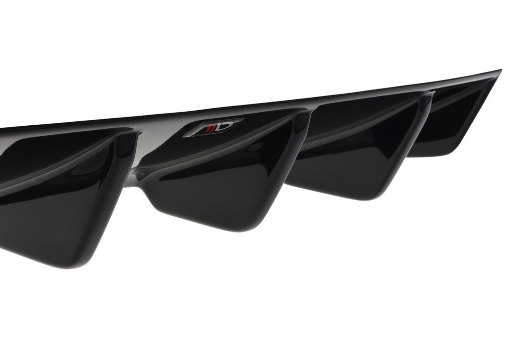 Maxton Design Diffusor Heck Ansatz passend für Audi RS3 8V FL Limousine schwarz Hochglanz