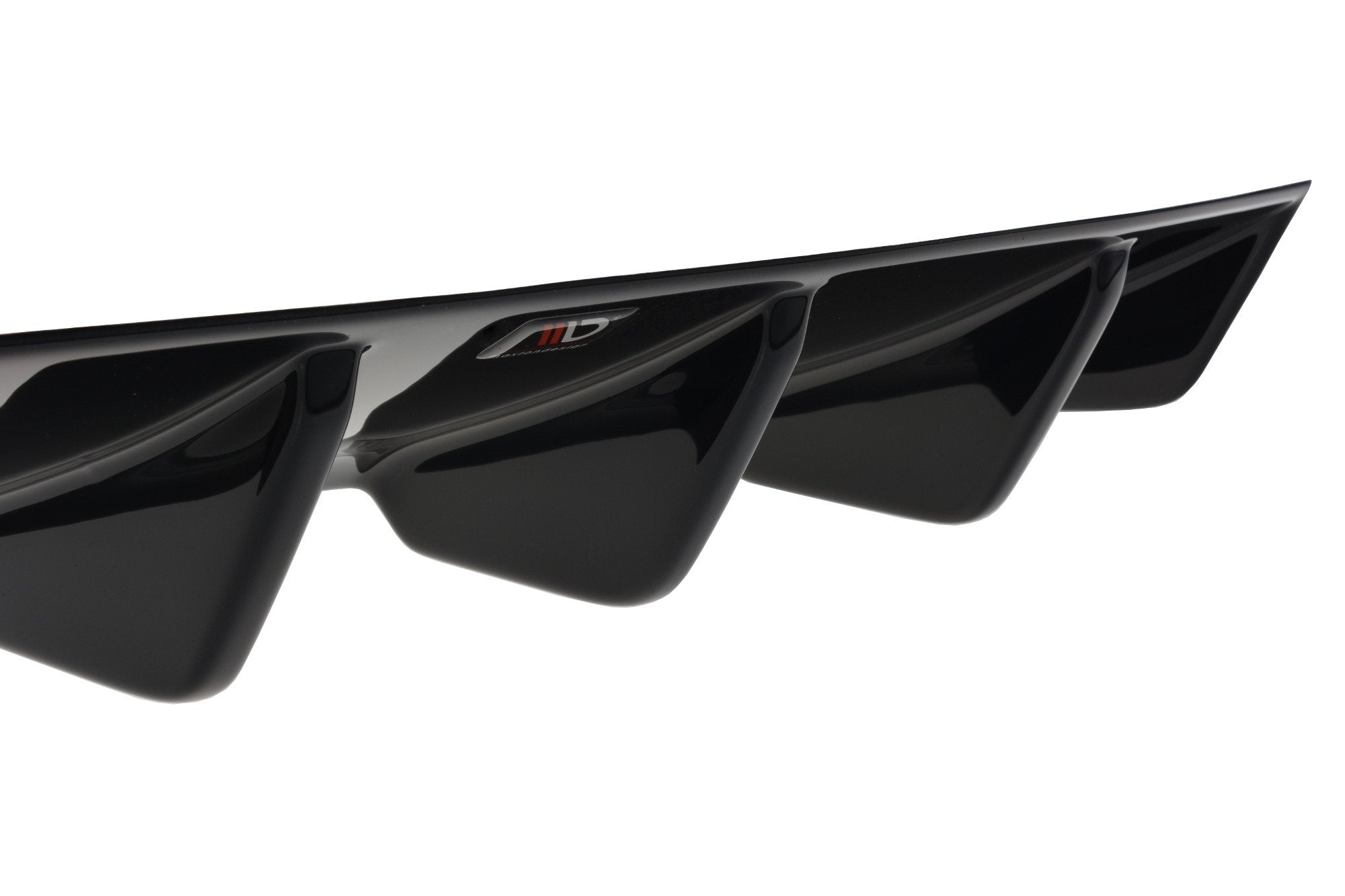 Maxton Design Diffusor Heck Ansatz passend für Audi RS3 8V FL Limousine schwarz Hochglanz