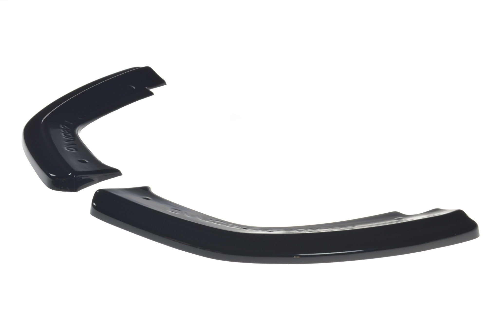 Maxton Design Heck Ansatz Flaps Diffusor passend für Audi SQ5/Q5 S-line Mk2 schwarz Hochglanz
