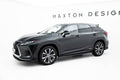 Maxton Design Street+ Seitenschweller Leisten passend für Lexus RX F-Sport Mk4 Facelift (Version ohne OEM-Trittbretter) schwarz Hochglanz