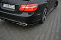 Maxton Design Heck Ansatz Flaps Diffusor passend für Mercedes-Benz E63 AMG W212 schwarz Hochglanz
