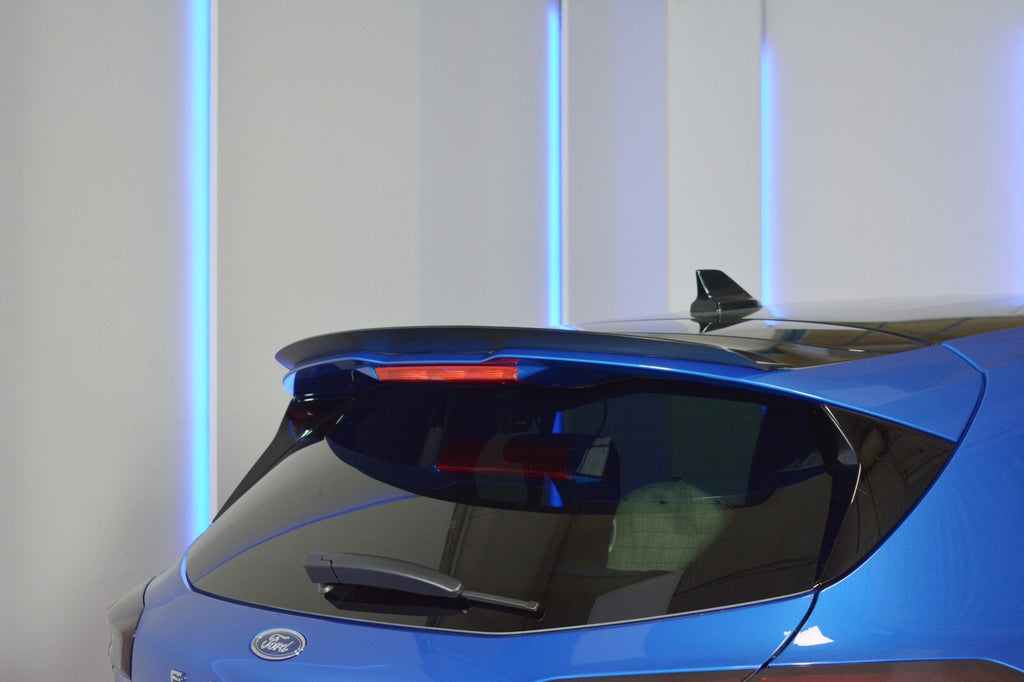 Maxton Design Spoiler CAP V.2 passend für Ford Focus Hatchback ST-Line Mk4 schwarz Hochglanz