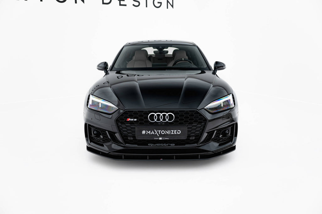 Maxton Design Street Pro Street+ Spoilerlippe Front Ansatz passend für Audi RS5 Coupe / Sportback F5