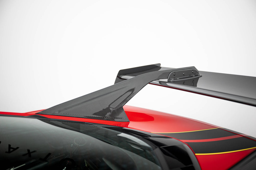 Maxton Design Carbon Spoiler + LED Chevrolet Corvette C8 für Chevrolet Corvette C8