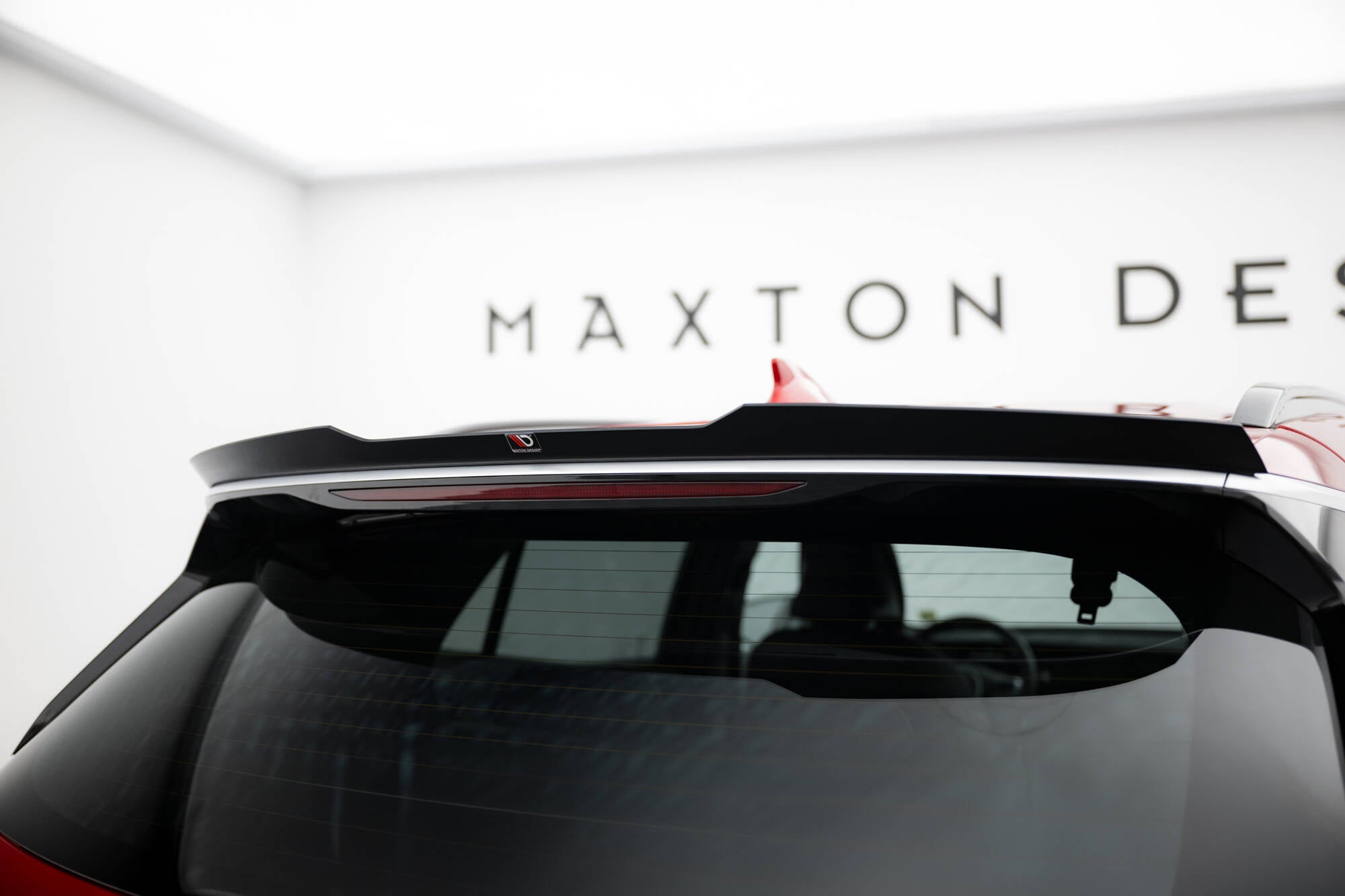 Maxton Design Spoiler CAP passend für Kia Sportage GT-Line Mk5 schwarz Hochglanz