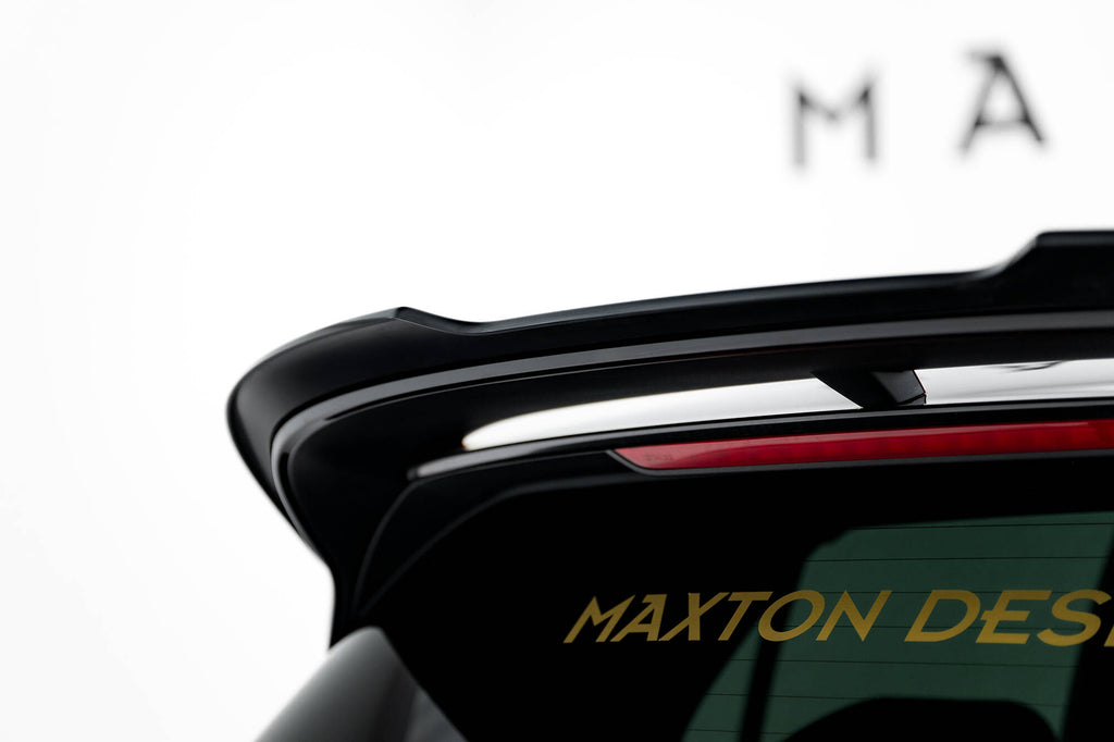 Maxton Design Spoiler CAP V.2 passend für VW Golf R-Performance Hatchback Mk8 Facelift schwarz Hochglanz