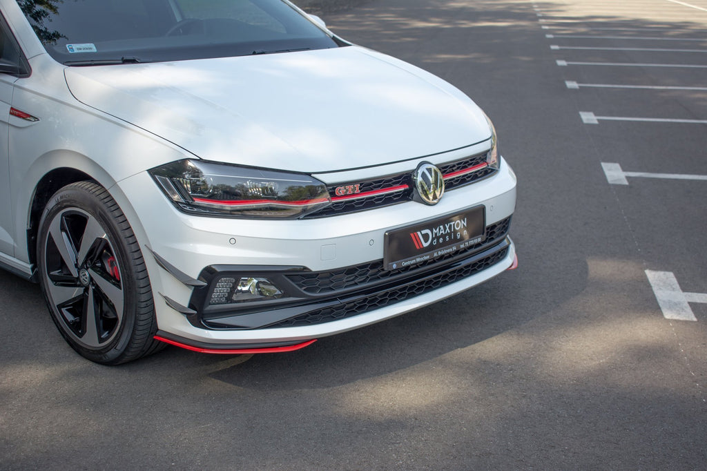 Maxton Design Front Ansatz für Seite VW Polo GTI / R-line Mk6