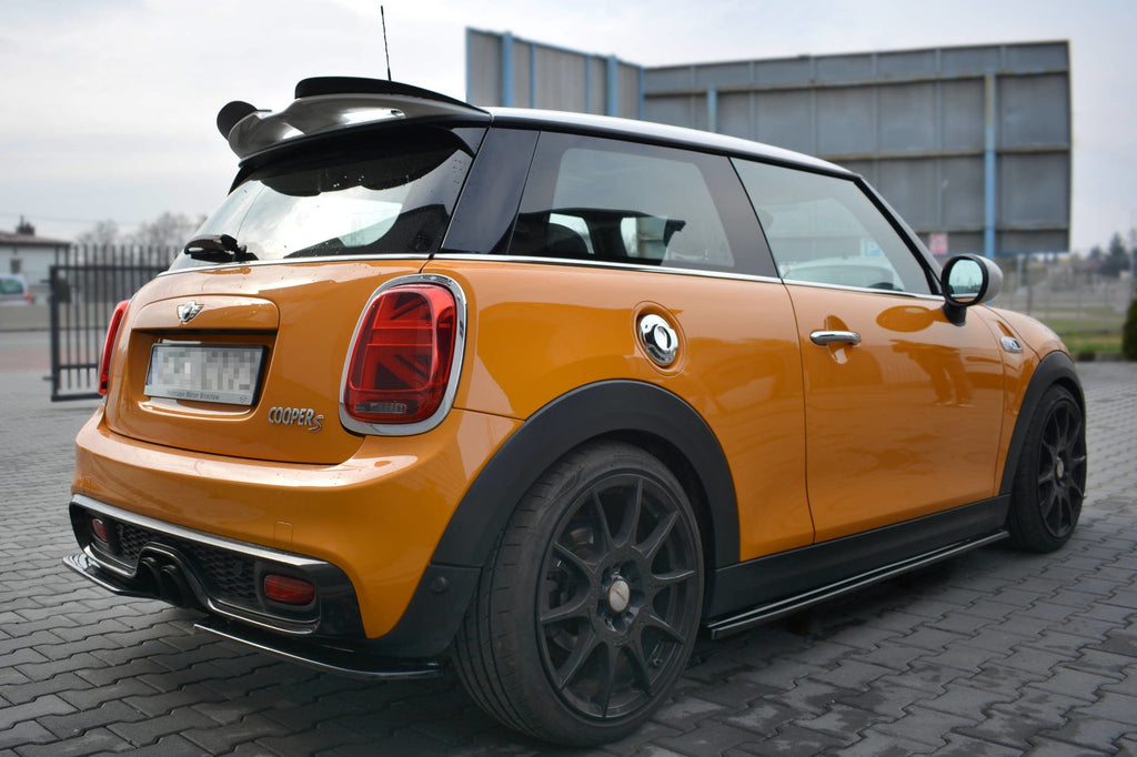 Maxton Design Spoiler CAP V.1 passend für Mini Cooper S John Cooper Works F56 / F56 Facelift schwarz Hochglanz