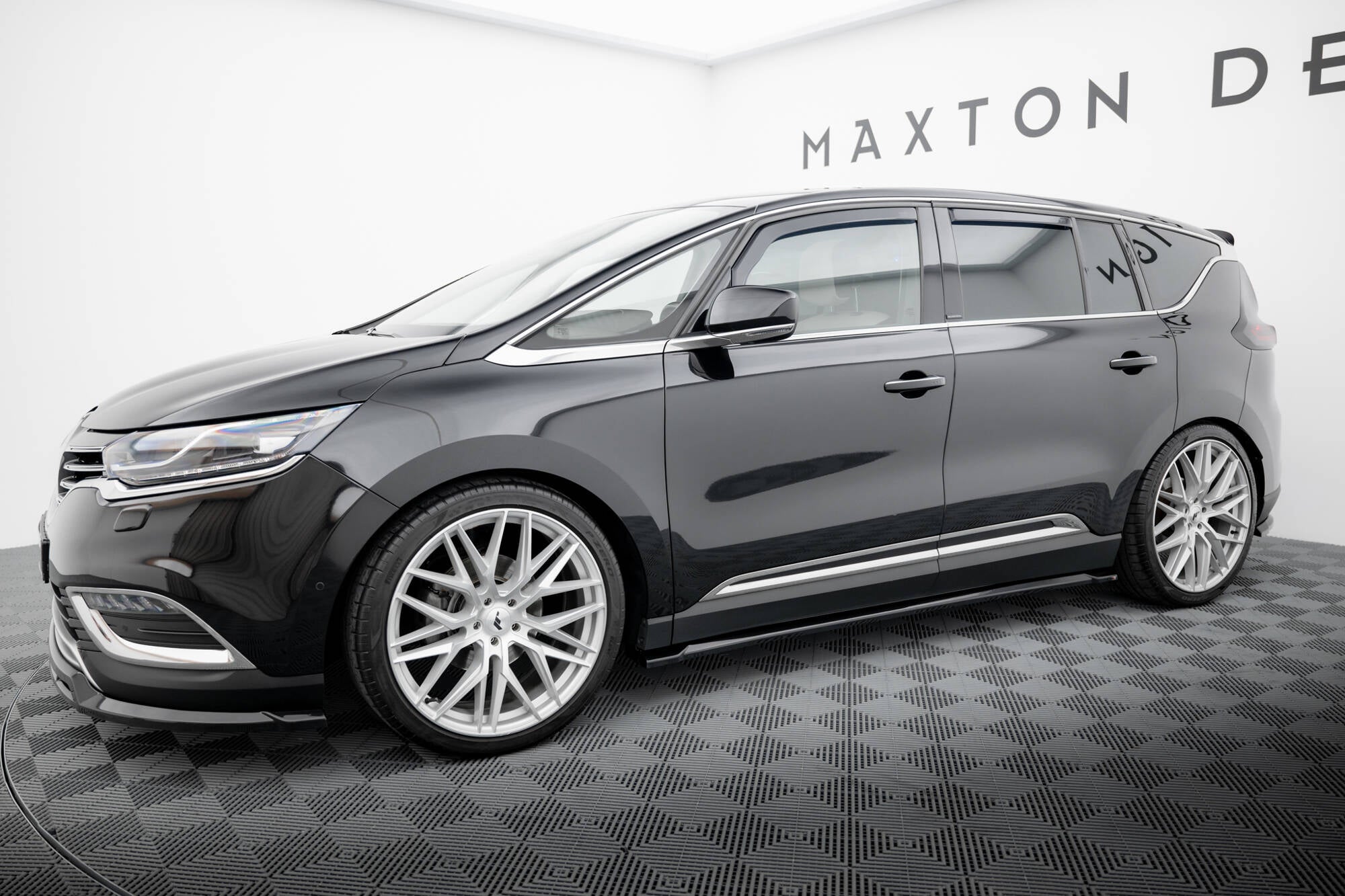 Maxton Design Street+ Seitenschweller Leisten passend für Renault Espace Mk5 schwarz Hochglanz