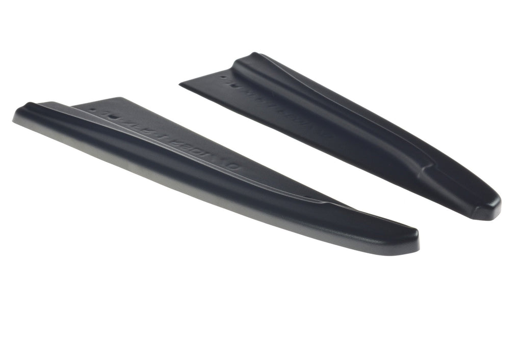 Maxton Design Heck Ansatz Flaps Diffusor passend für Jaguar XF-R Mk1 schwarz Hochglanz