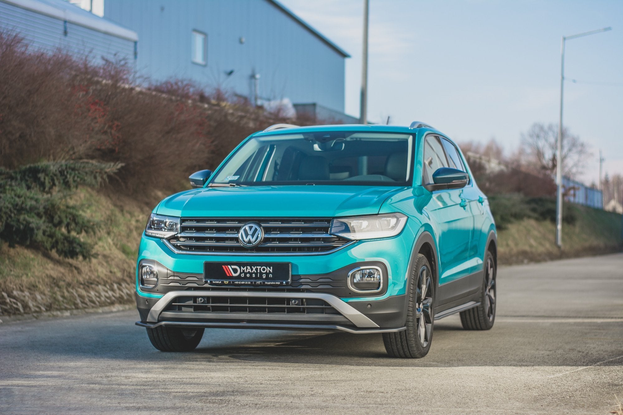Maxton Design Street+ Seitenschweller Leisten passend für VW T-Cross schwarz Hochglanz