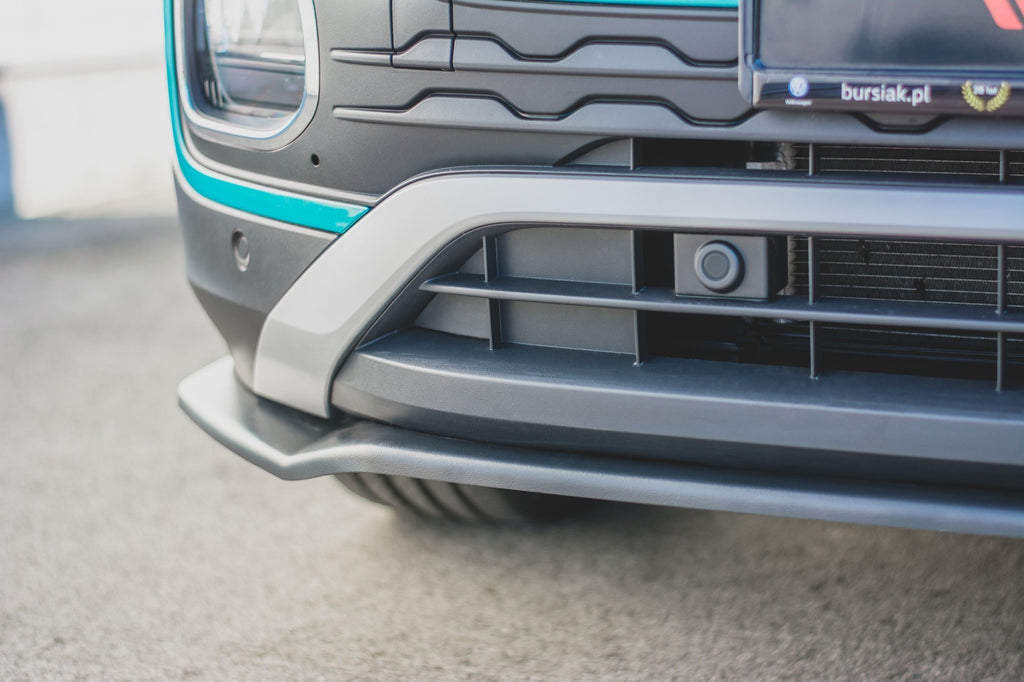 Maxton Design Street+ Spoilerlippe Front Ansatz passend für VW T-Cross schwarz Hochglanz