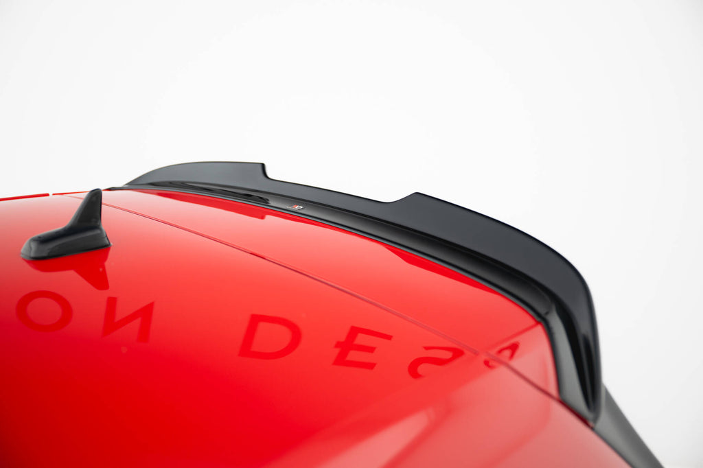 Maxton Design Spoiler CAP V.2 passend für VW Golf R / R-Line / GTI / GTD Mk7 / Mk7 Facelift schwarz Hochglanz