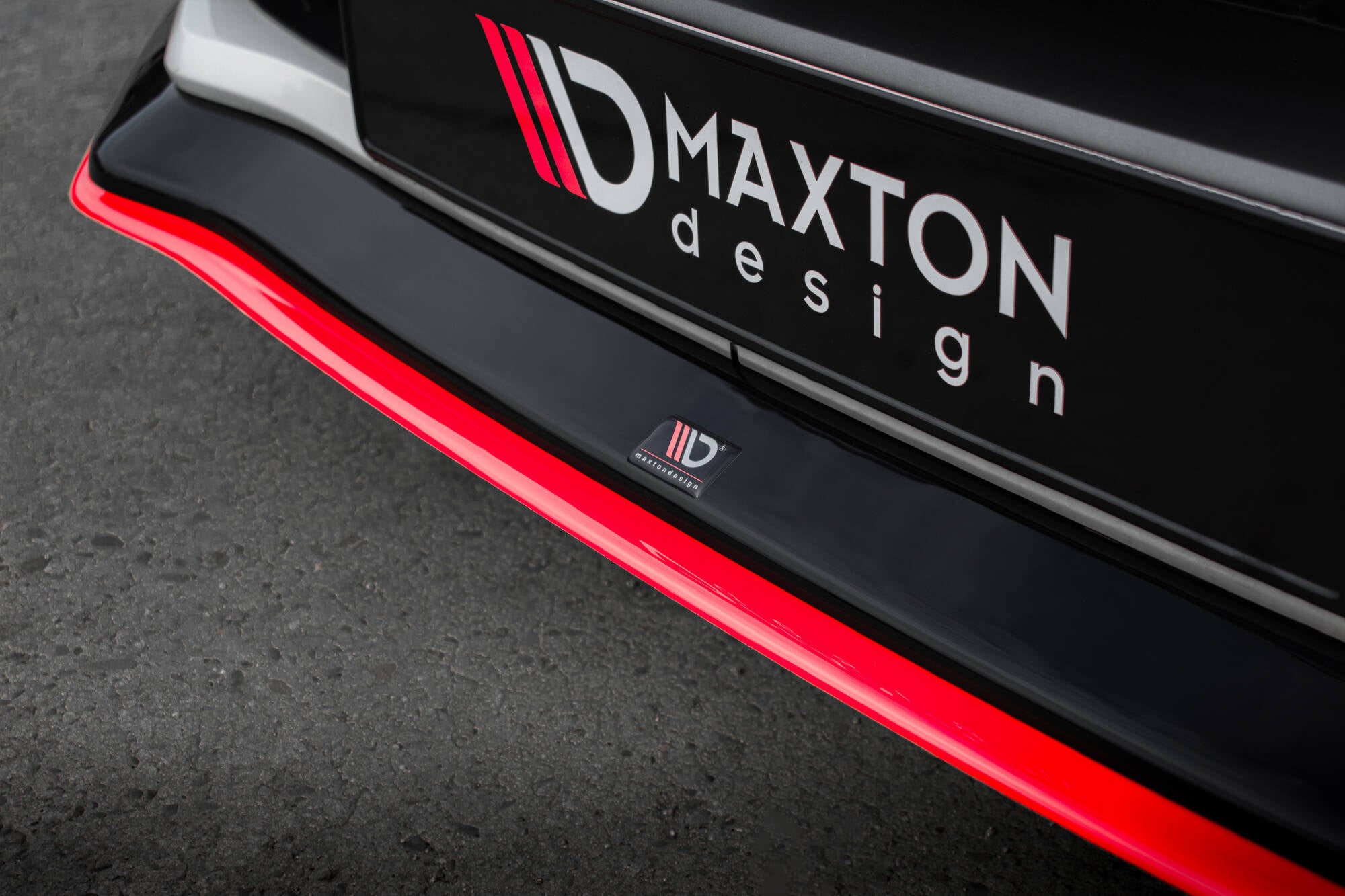Maxton Design Street+ Spoilerlippe Front Ansatz V.3 passend für Renault Megane RS Mk4
