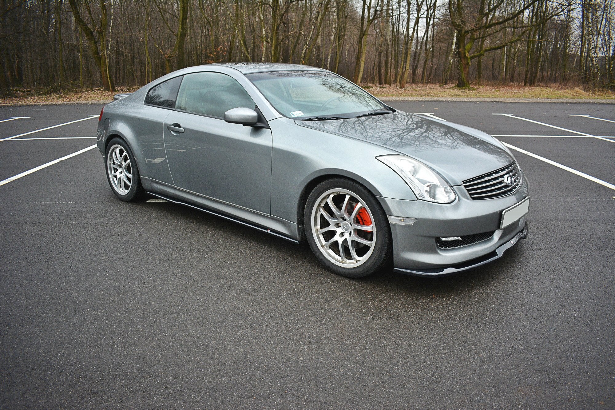 Maxton Design Street+ Seitenschweller Leisten passend für Infiniti G35 Coupe schwarz Hochglanz
