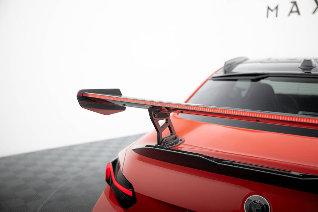 Maxton Design Carbon Spoiler With Internal Brackets Uprights + LED BMW M2 G87 für BMW M2 G87