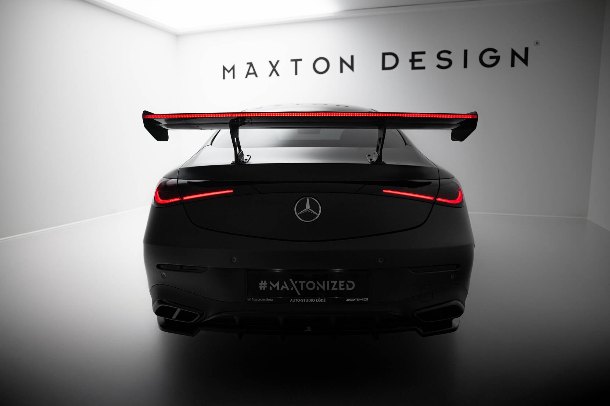 Maxton Design Carbon Spoiler V.2 + LED Mercedes-AMG CLE 53 C236 für Mercedes-Benz CLE C236