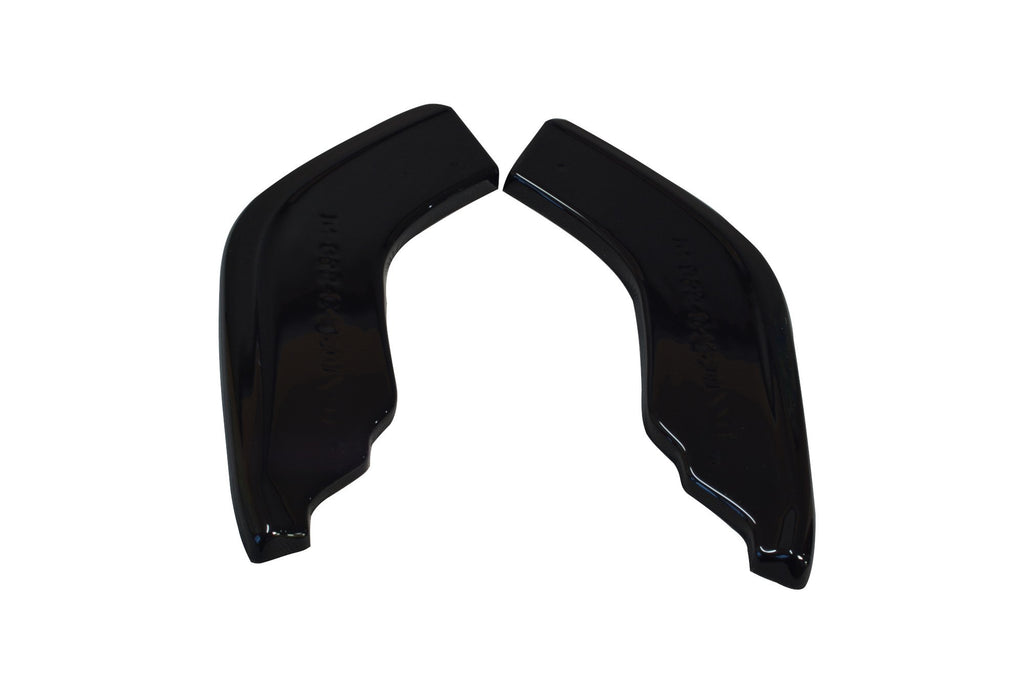 Maxton Design Heck Ansatz Flaps Diffusor passend für Infiniti G35 Coupe schwarz Hochglanz
