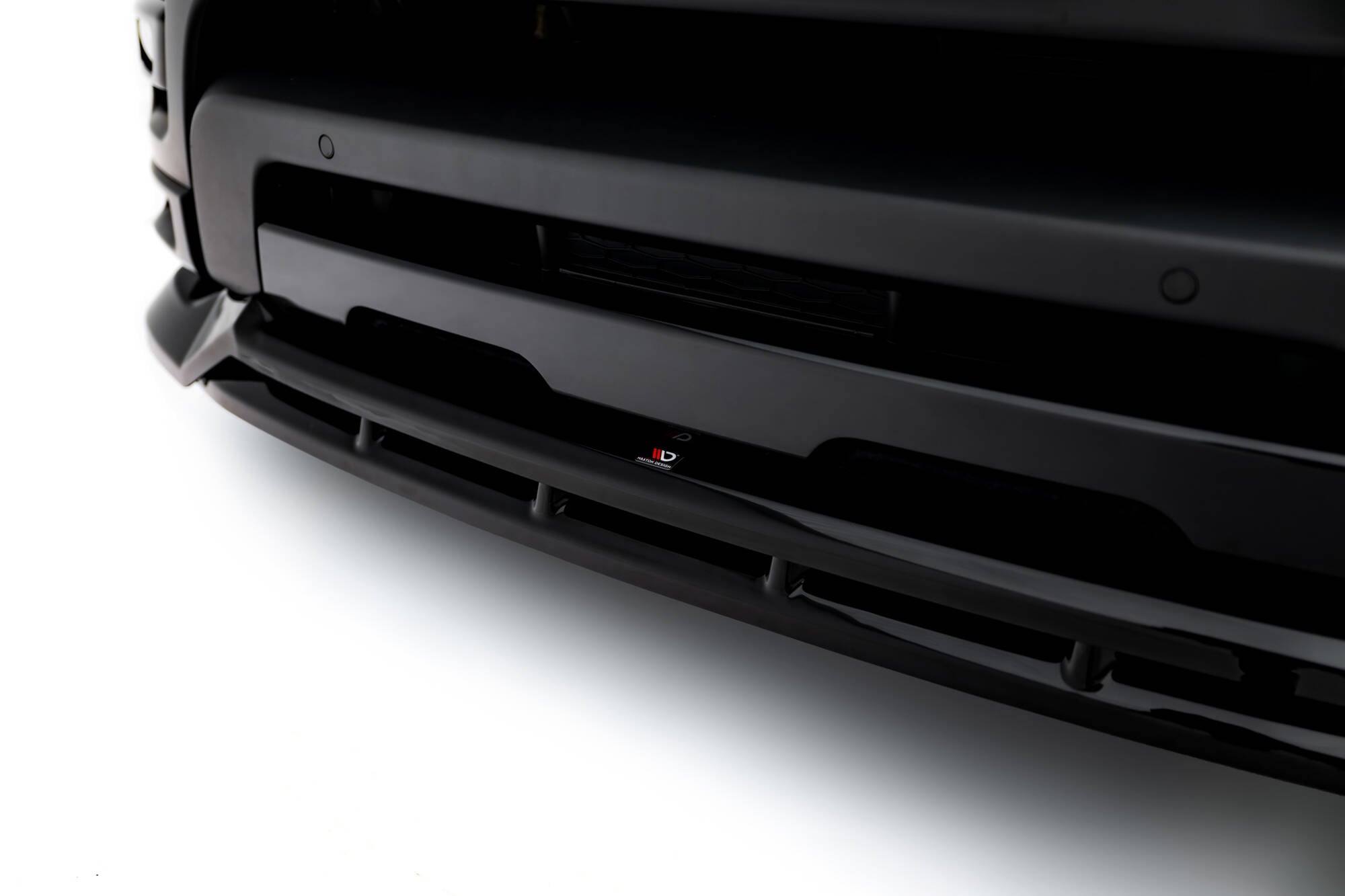 Maxton Design Street+ Spoilerlippe Front Ansatz passend für Land Rover Range Rover Sport Mk2 schwarz Hochglanz