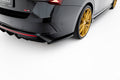 Maxton Design Heck Ansatz Flaps Diffusor V.3 passend für Skoda Octavia RS Liftback / Combi Mk4 Facelift schwarz Hochglanz