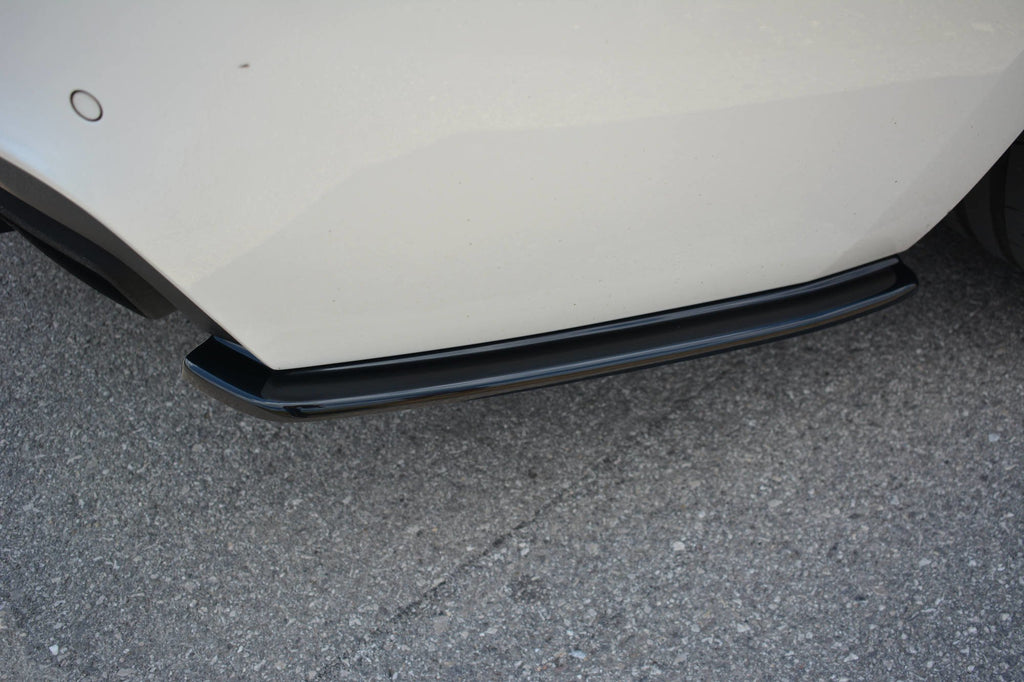 Maxton Design Heck Ansatz Flaps Diffusor passend für BMW 6er Gran Coupé M Paket schwarz Hochglanz