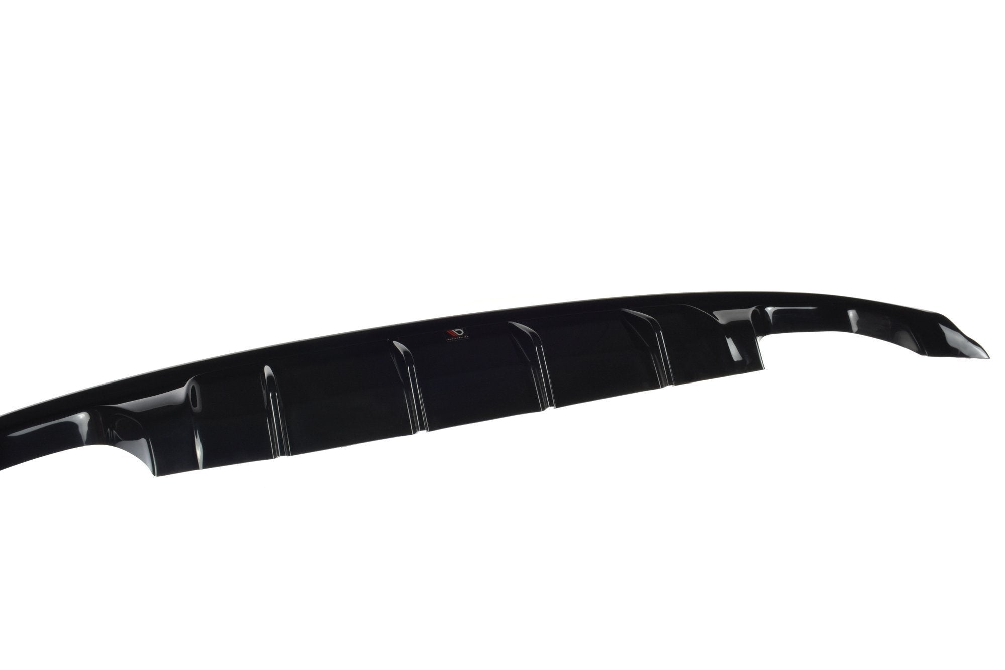 Maxton Design Diffusor Heck Ansatz passend für Ford Focus Hatchabck ST-Line schwarz Hochglanz
