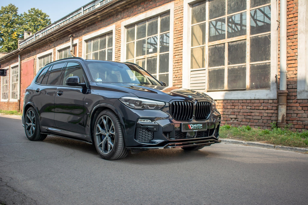 Maxton Design Street+ Spoilerlippe Front Ansatz passend für BMW X5 G05 M Paket schwarz Hochglanz
