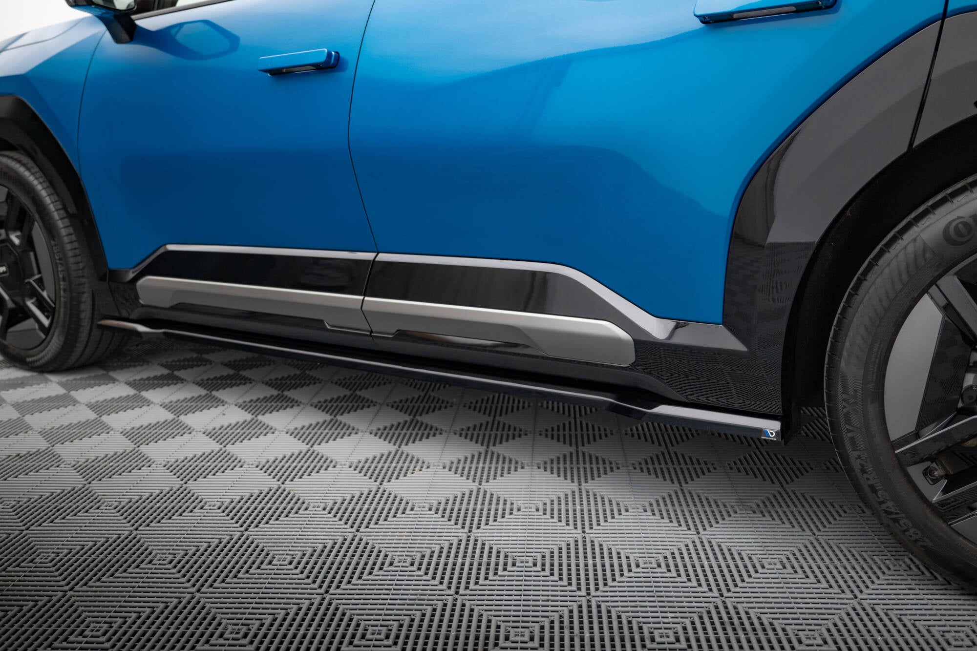 Maxton Design Street+ Seitenschweller Leisten passend für Kia EV9 GT-Line Mk1 schwarz Hochglanz