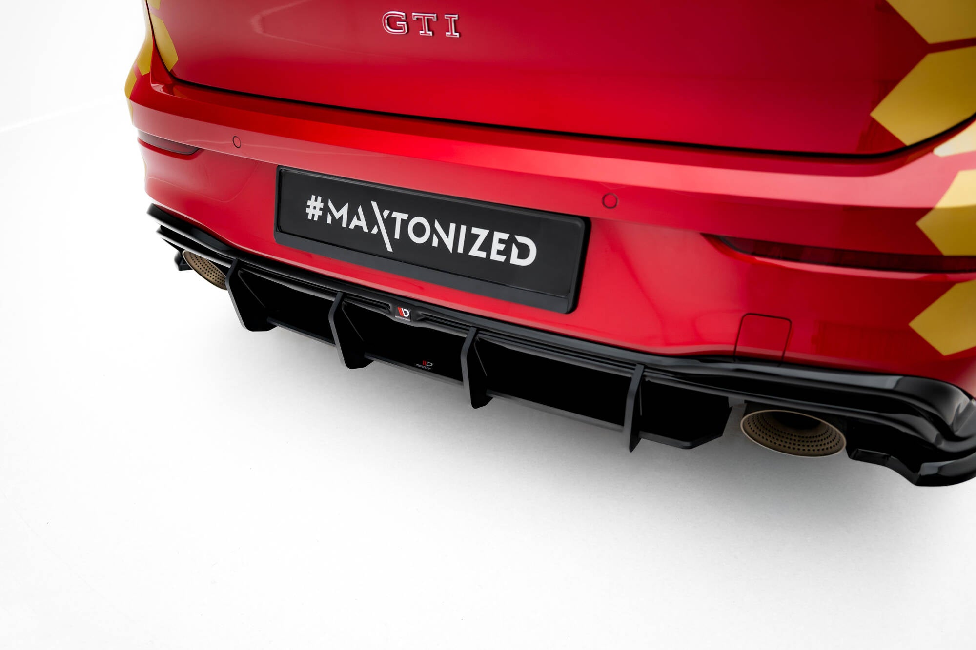 Maxton Design Street Pro Heckschürze V.1 passend für VW Golf GTI Clubsport Mk8 Facelift