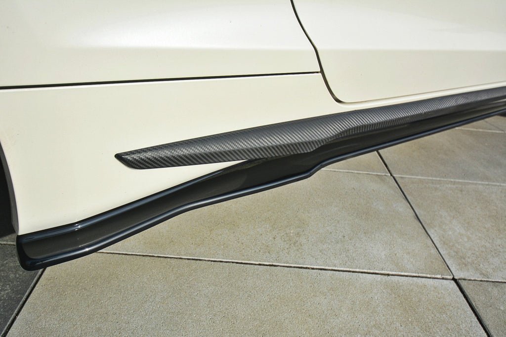 Maxton Design Seitenschweller Ansatz für HONDA CR-Z Carbon Look