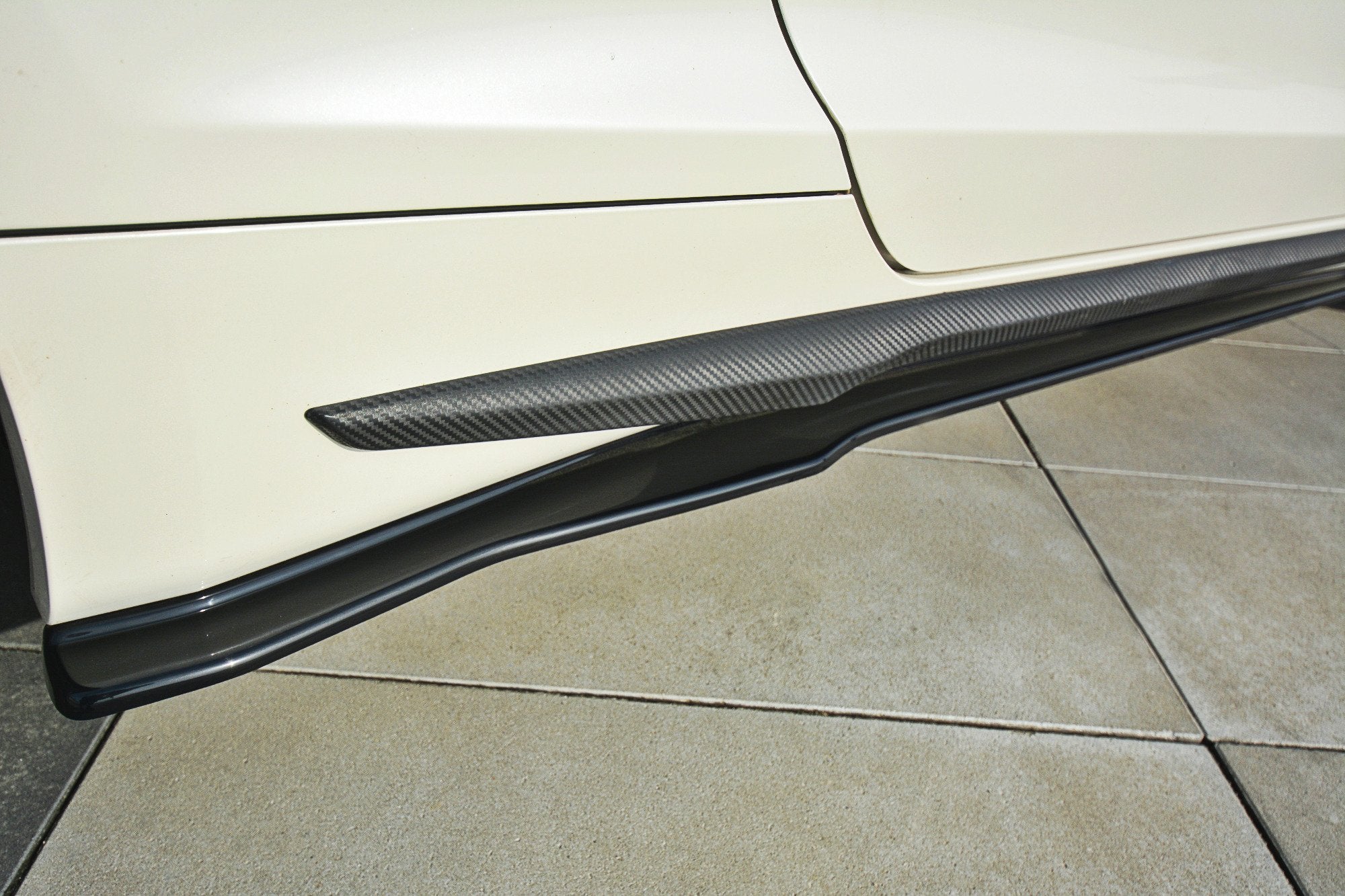 Maxton Design Seitenschweller Ansatz für HONDA CR-Z Carbon Look