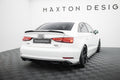 Maxton Design Heck Ansatz Flaps Diffusor V.1 passend für Audi A3 Limousine 8V Facelift schwarz Hochglanz