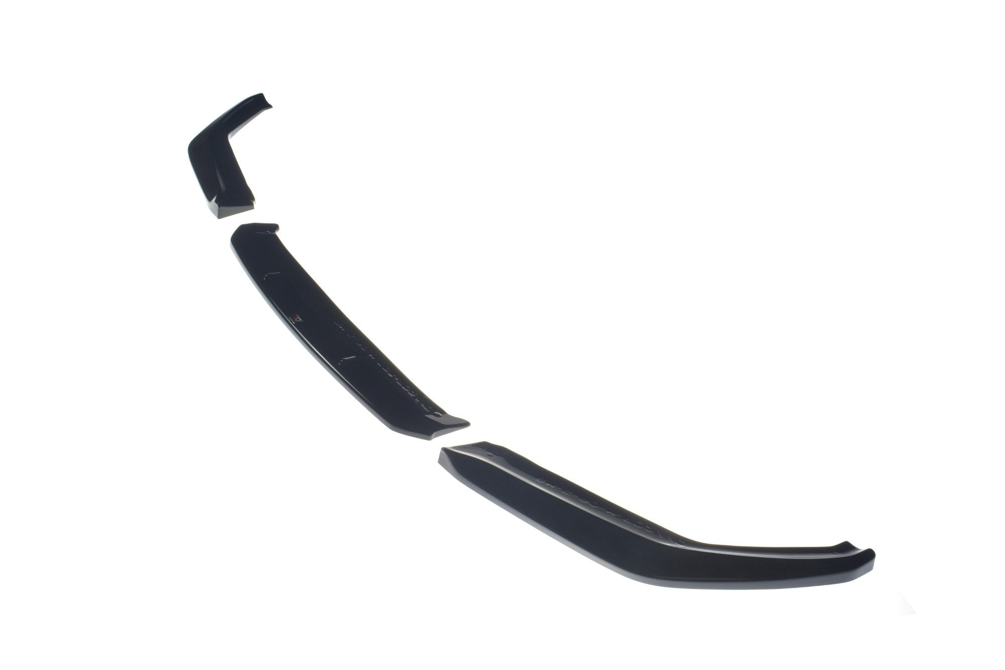 Maxton Design Street+ Spoilerlippe Front Ansatz V.2 passend für BMW M5 F90 schwarz Hochglanz