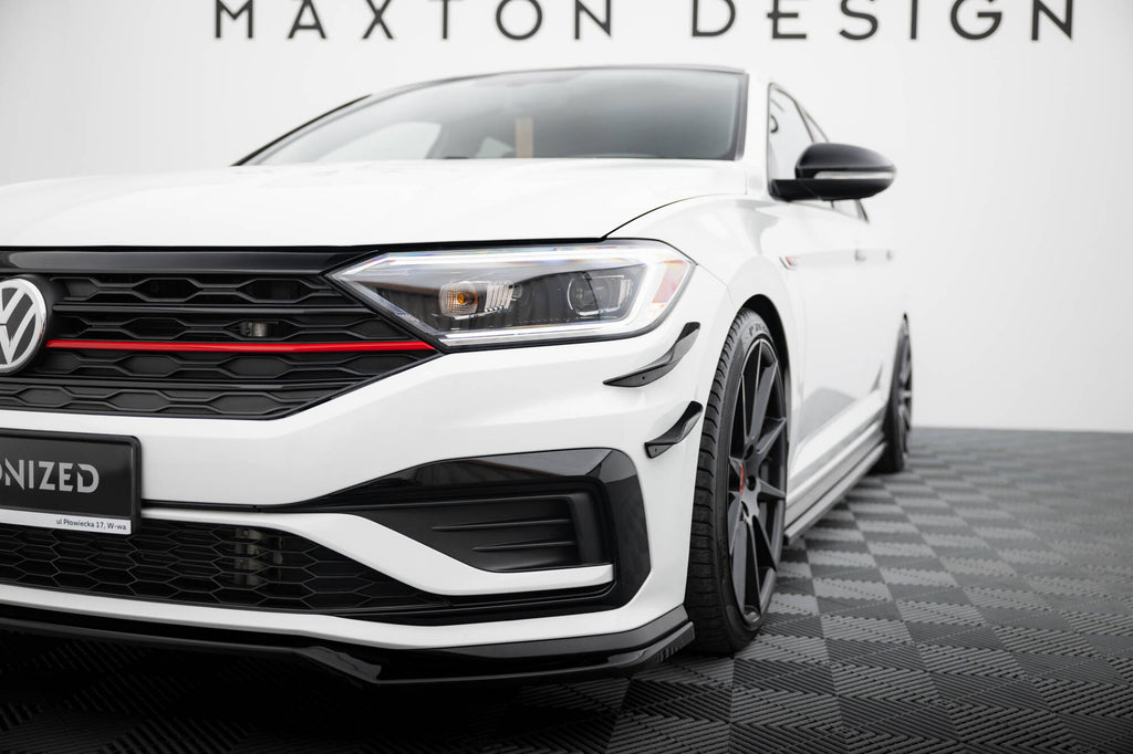 Maxton Design Stoßstangen Flaps Wings vorne Canards passend für VW Jetta GLI Mk7