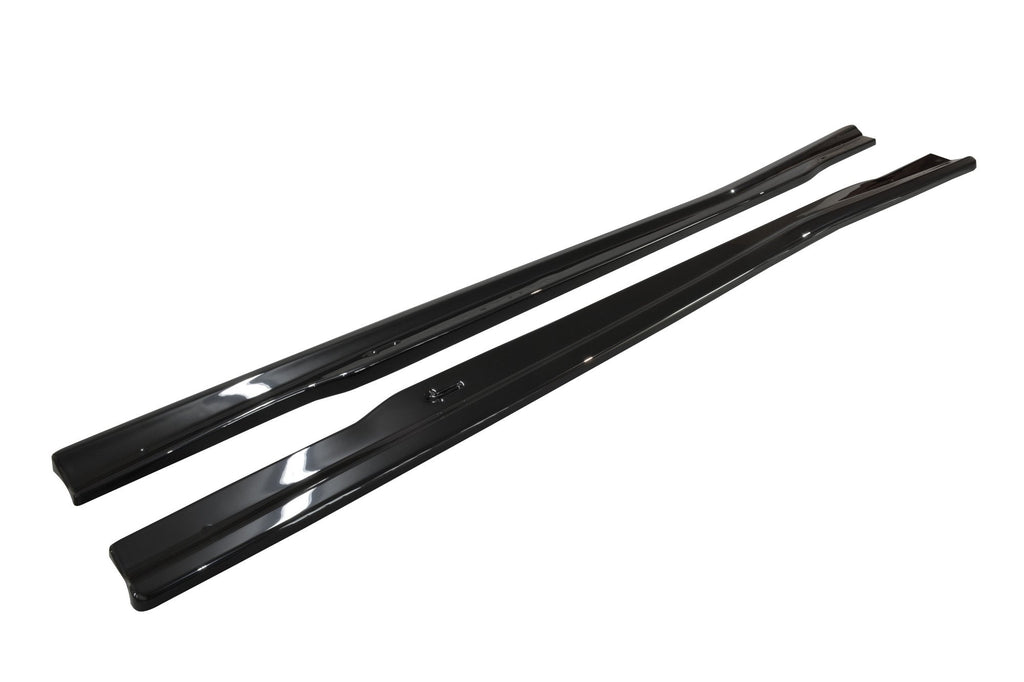Maxton Design Street+ Seitenschweller Leisten passend für Mercedes-Benz E63 AMG W212 schwarz Hochglanz