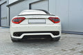 Maxton Design Heck Ansatz Flaps Diffusor passend für Maserati Granturismo Mk1 schwarz Hochglanz