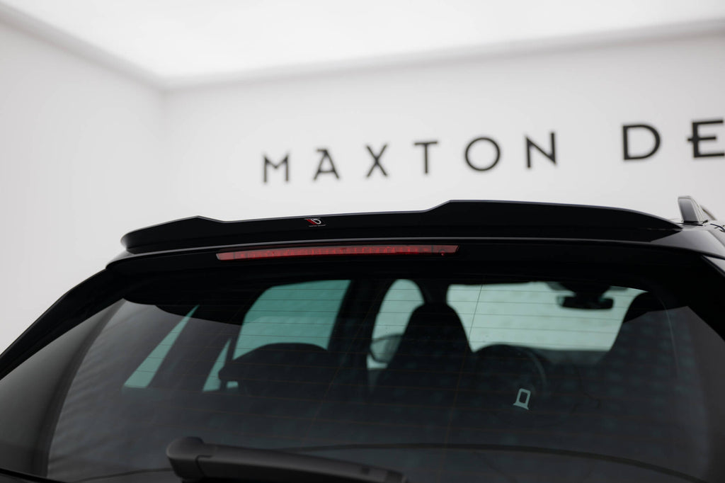 Maxton Design Spoiler CAP passend für Skoda Kamiq Mk1 schwarz Hochglanz