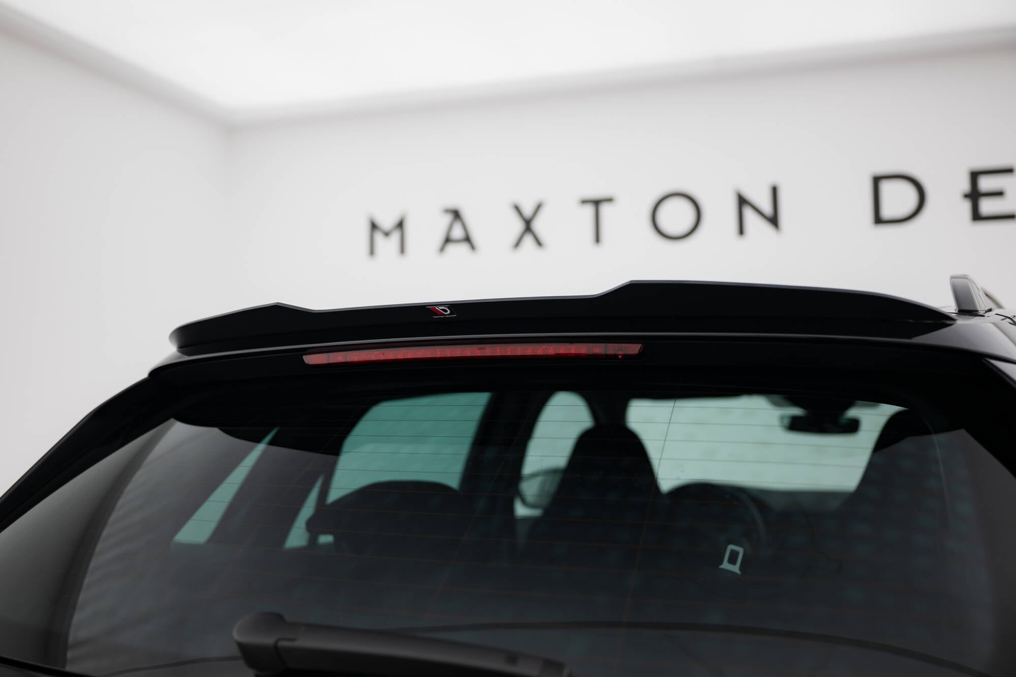 Maxton Design Spoiler CAP passend für Skoda Kamiq Mk1 schwarz Hochglanz