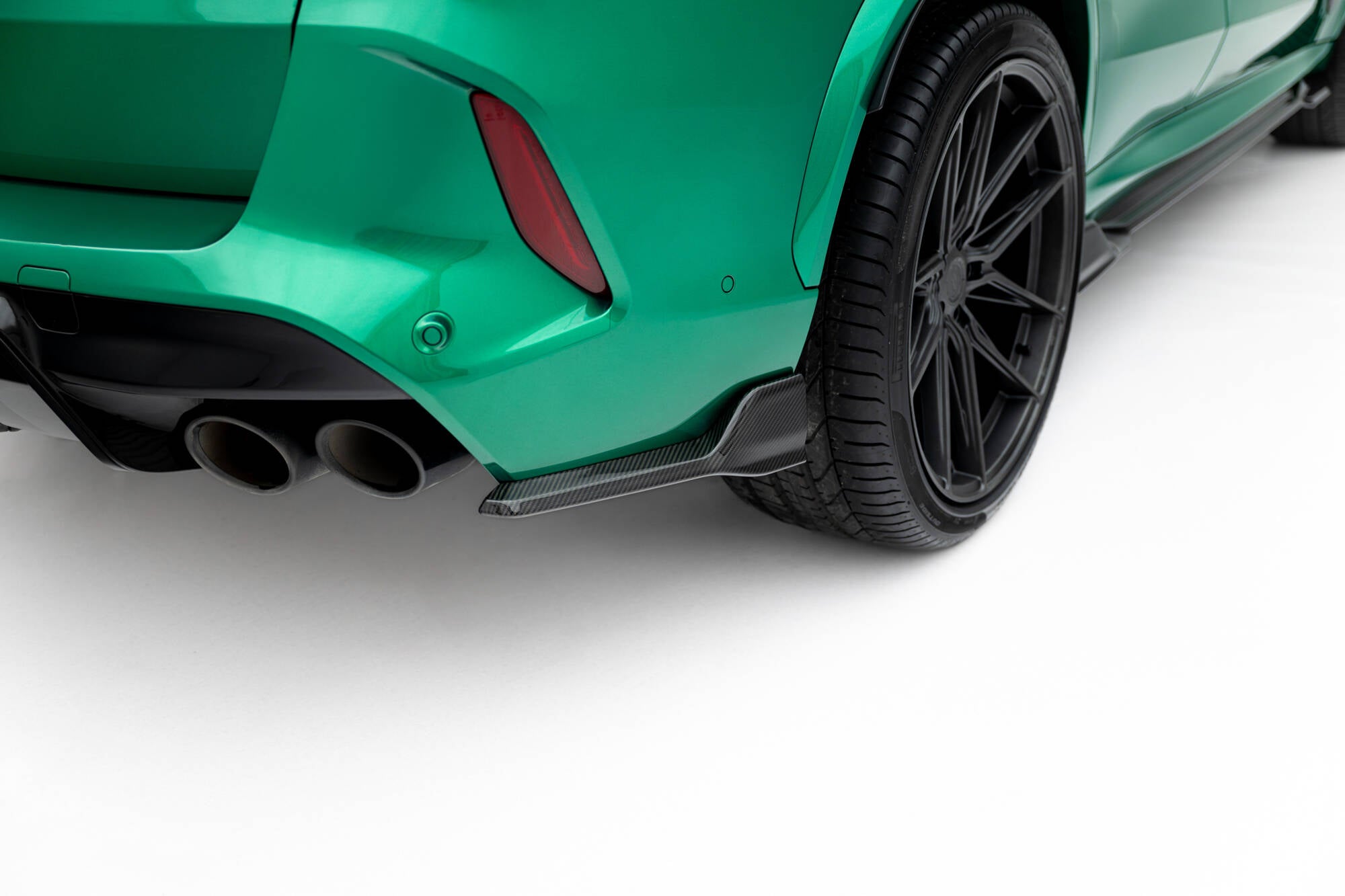 Maxton Design Prepreg Carbon Fiber Heck Ansatz Flaps Diffusor passend für BMW X5 M F95 Facelift
