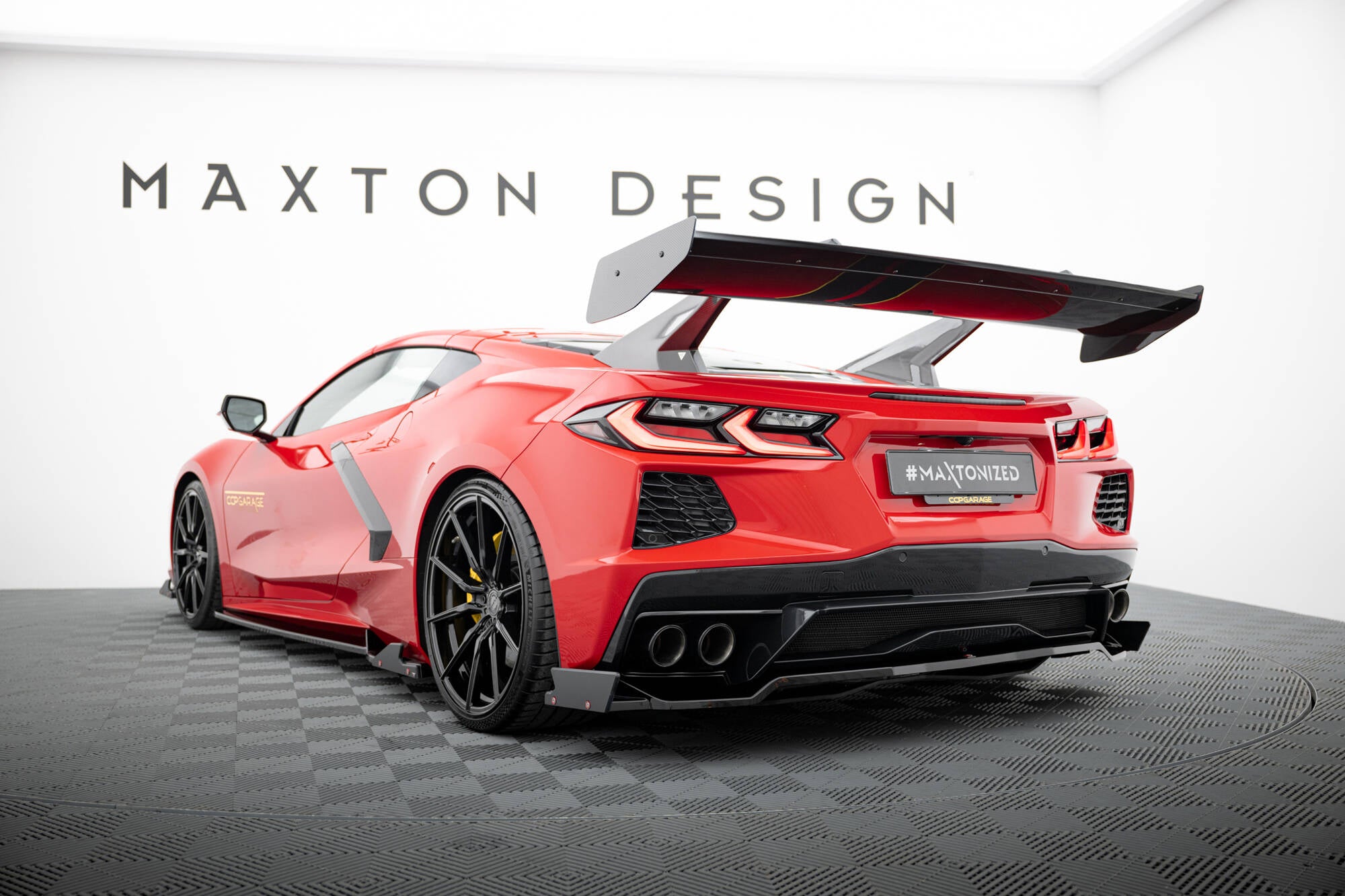 Maxton Design Carbon Spoiler Chevrolet Corvette C8 für Chevrolet Corvette C8