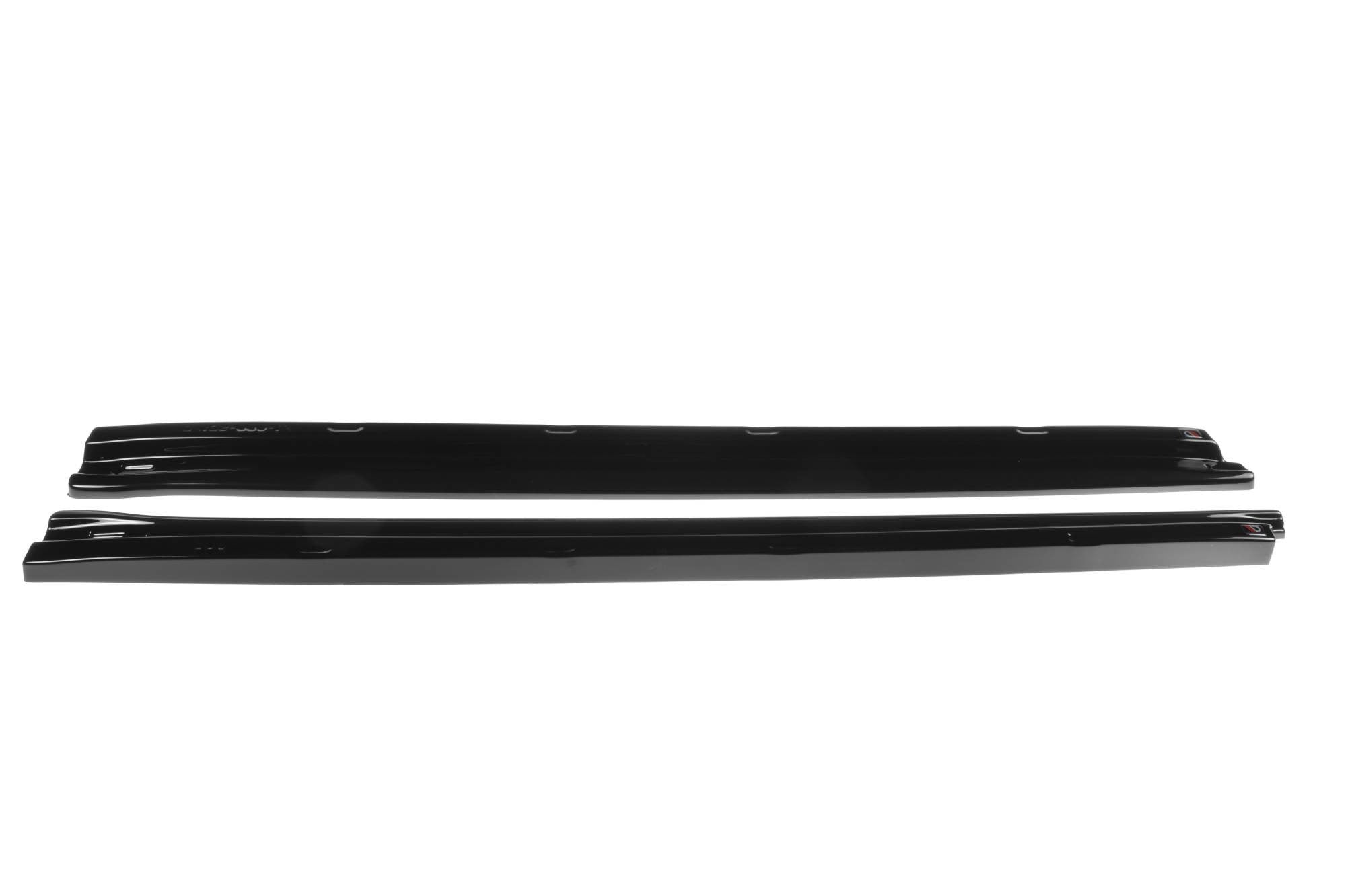 Maxton Design Street+ Seitenschweller Leisten passend für Fiat 500 schwarz Hochglanz