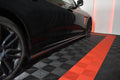 Maxton Design Seitenschweller Ansatz für MASERATI QUATTROPORTE MK.6 vor Facelift schwarz matt
