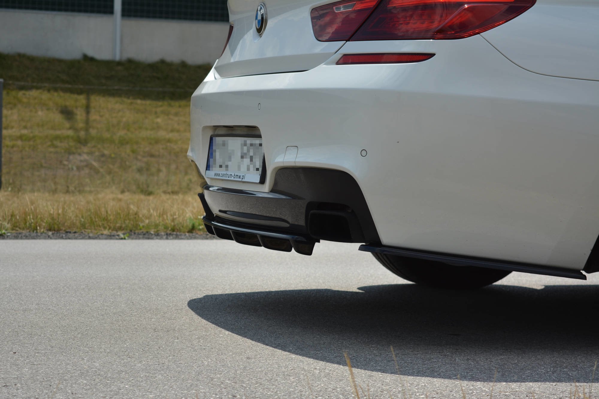 Maxton Design Heckansatz BMW 6er Gran Coupé M Paket DTM LOOK schwarz Hochglanz für BMW 6er F06- F12- F13