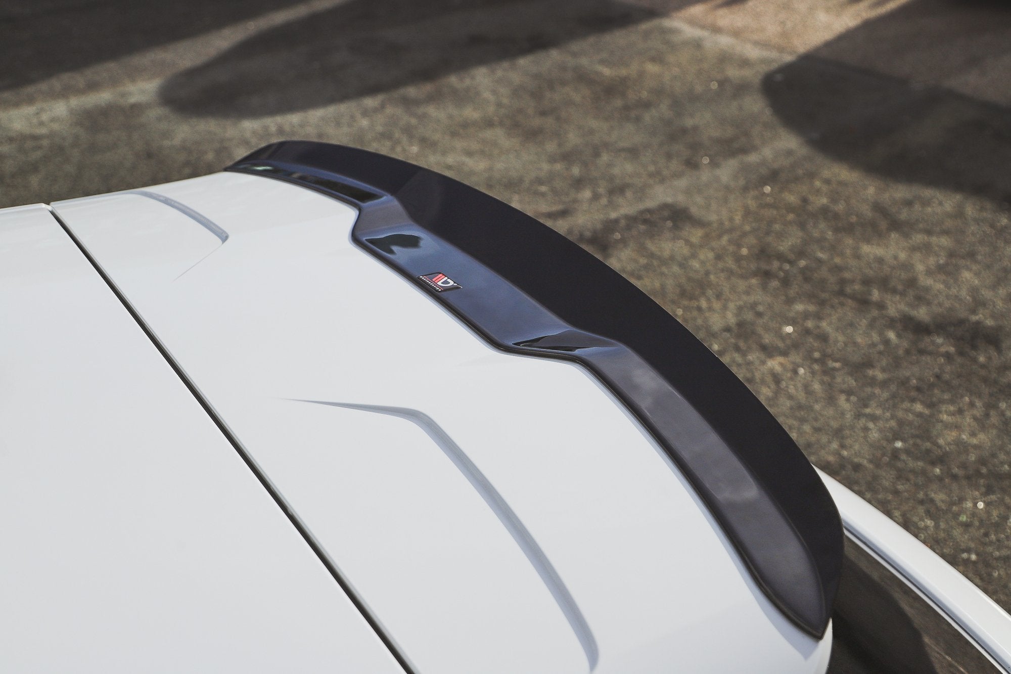 Maxton Design Spoiler CAP V.2 passend für Audi RS3 8V / 8V FL Sportback schwarz Hochglanz