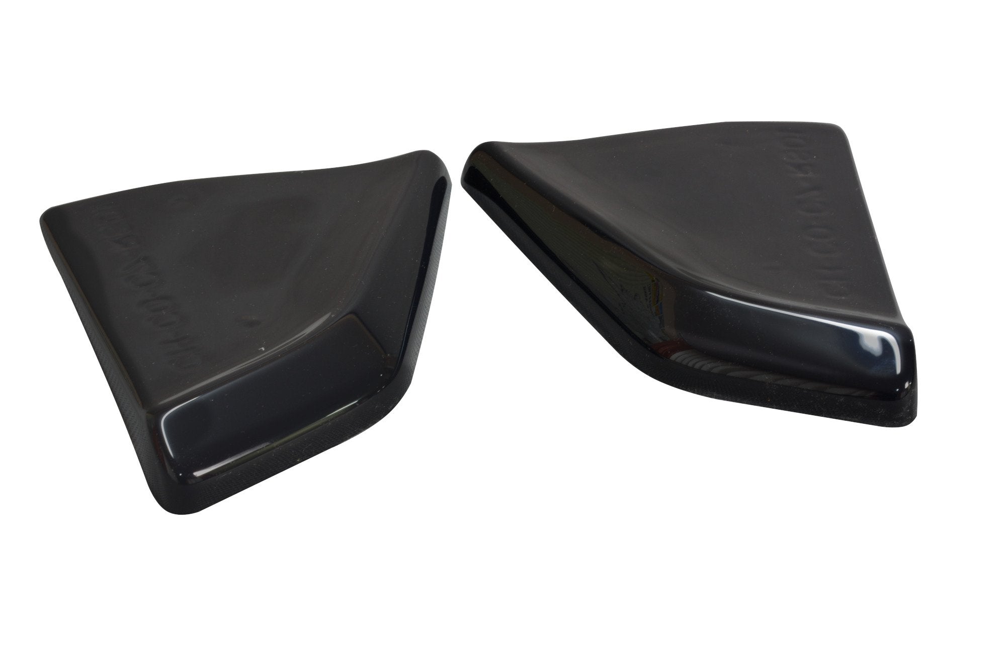 Maxton Design Heck Ansatz Flaps Diffusor passend für Chevrolet Corvette Stingray C7 schwarz Hochglanz
