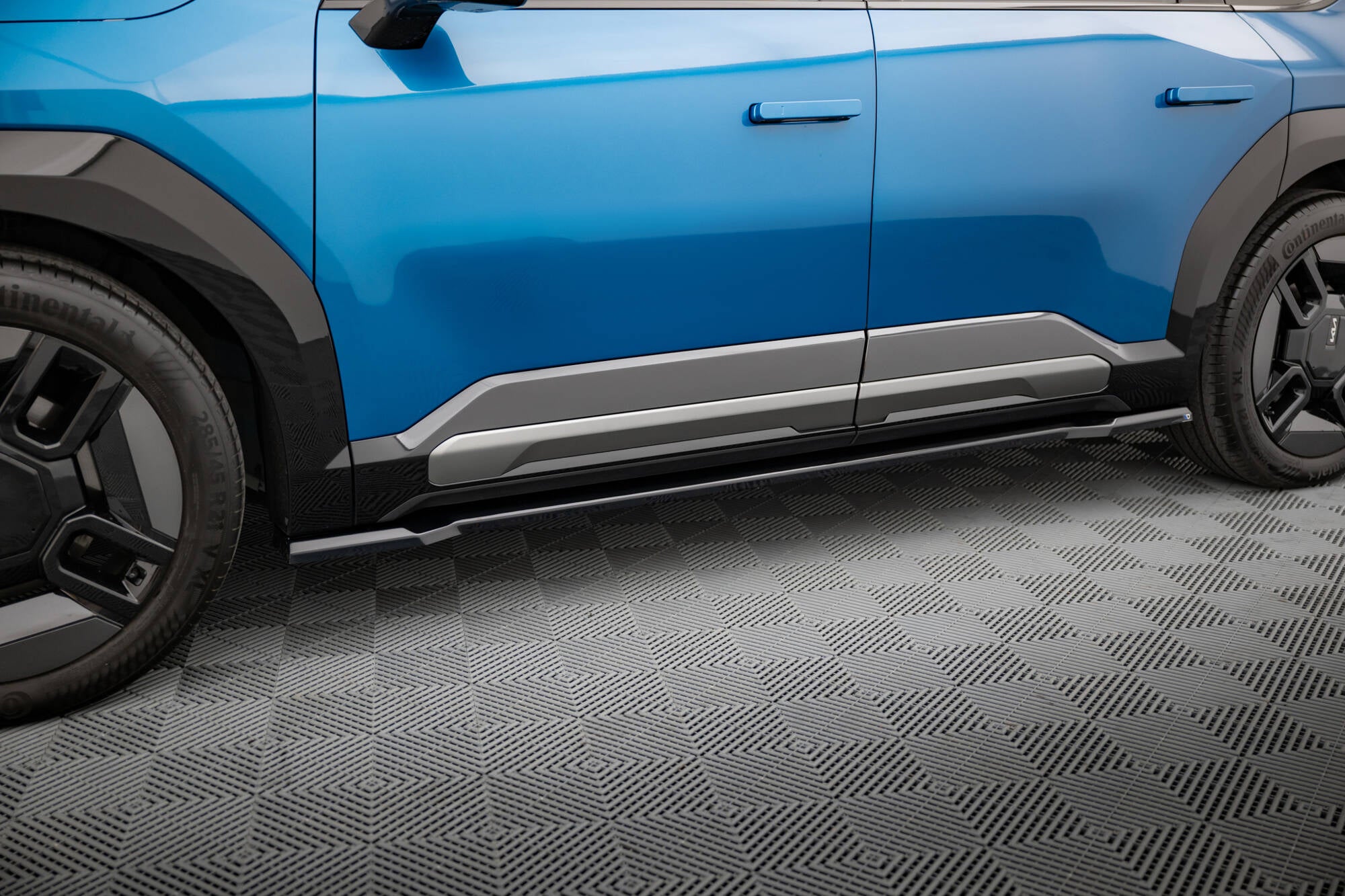 Maxton Design Street+ Seitenschweller Leisten passend für Kia EV9 GT-Line Mk1 schwarz Hochglanz