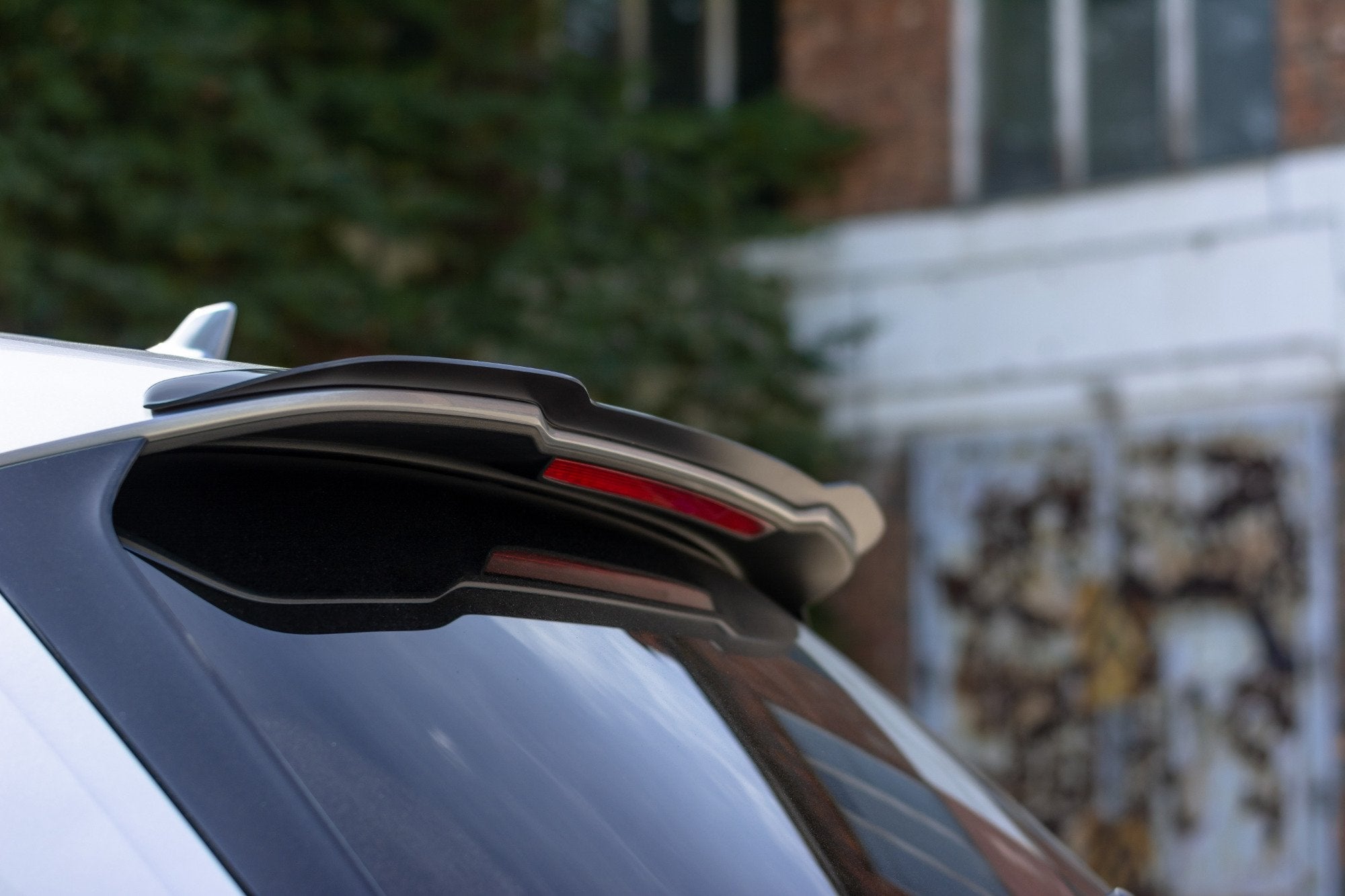 Maxton Design Spoiler CAP passend für Audi SQ5/Q5 S-line Mk2 schwarz Hochglanz