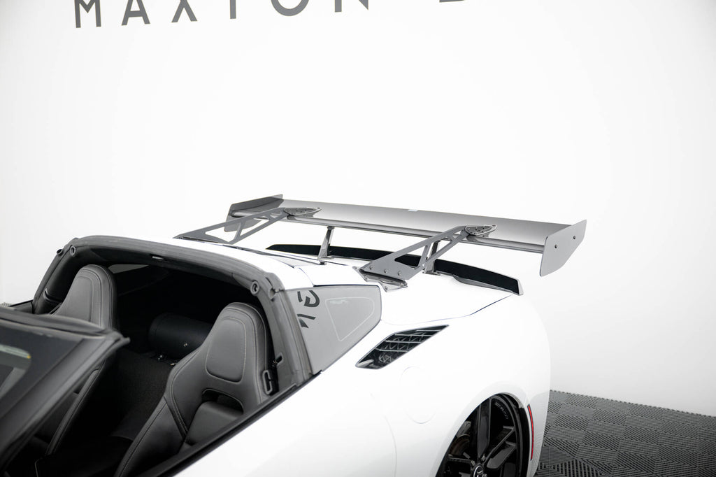 Maxton Design Carbon Spoiler With Upper Swan Mounting Chevrolet Corvette Stingray / Grand Sport C7 für Chevrolet Corvette C7