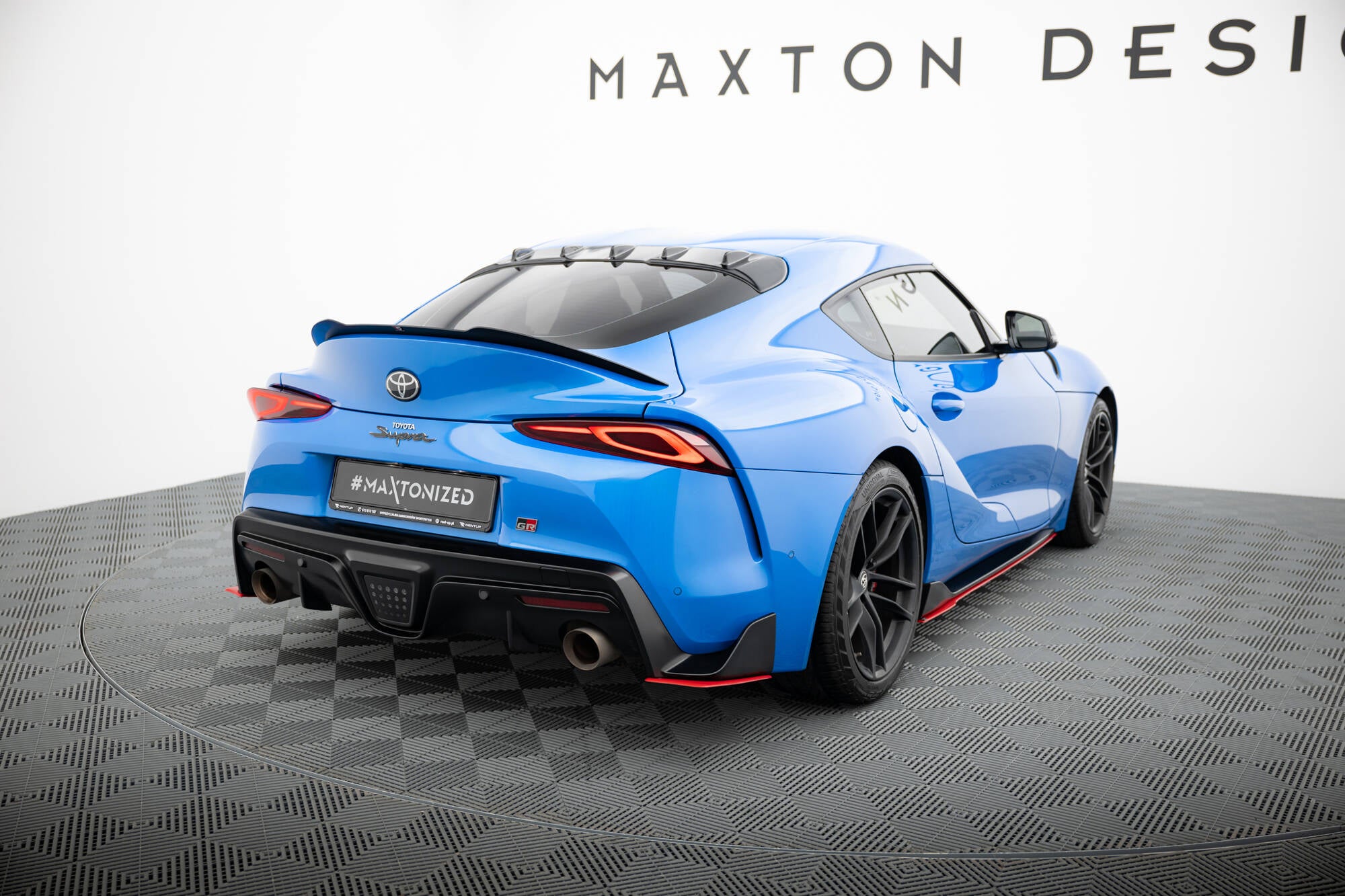Maxton Design Heck Ansatz Flaps Diffusor V.2 für Toyota Supra Mk5