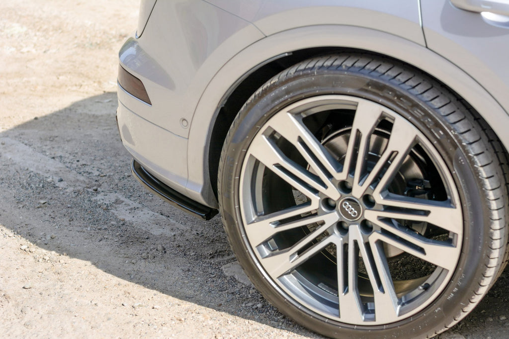 Maxton Design Heck Ansatz Flaps Diffusor passend für Audi SQ5/Q5 S-line Mk2 schwarz Hochglanz